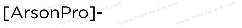 [ArsonPro]字体转换